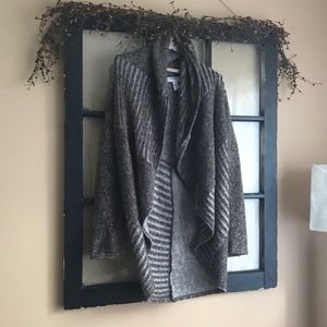 Style & Co oversized brown cardigan